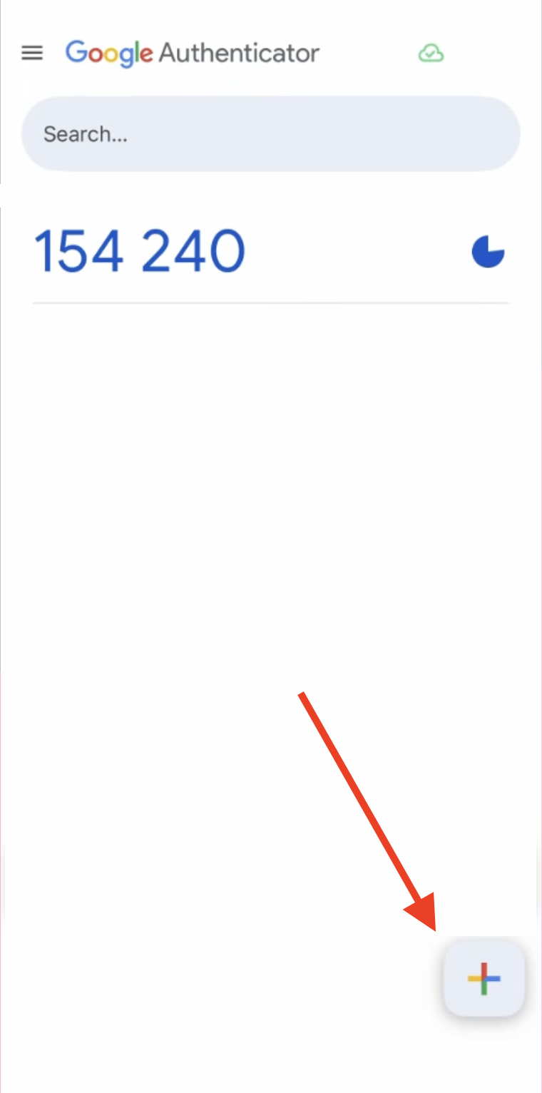 Google Authenticator QR Code set up