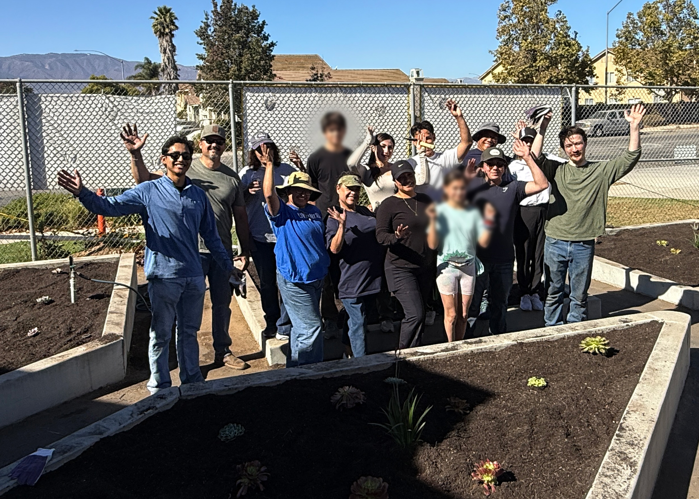 Group photo after Spruce Up
