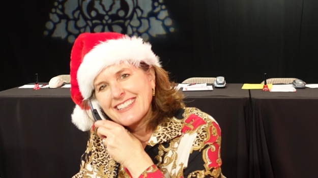 Katy takes donations at KSBW Share the Holidays